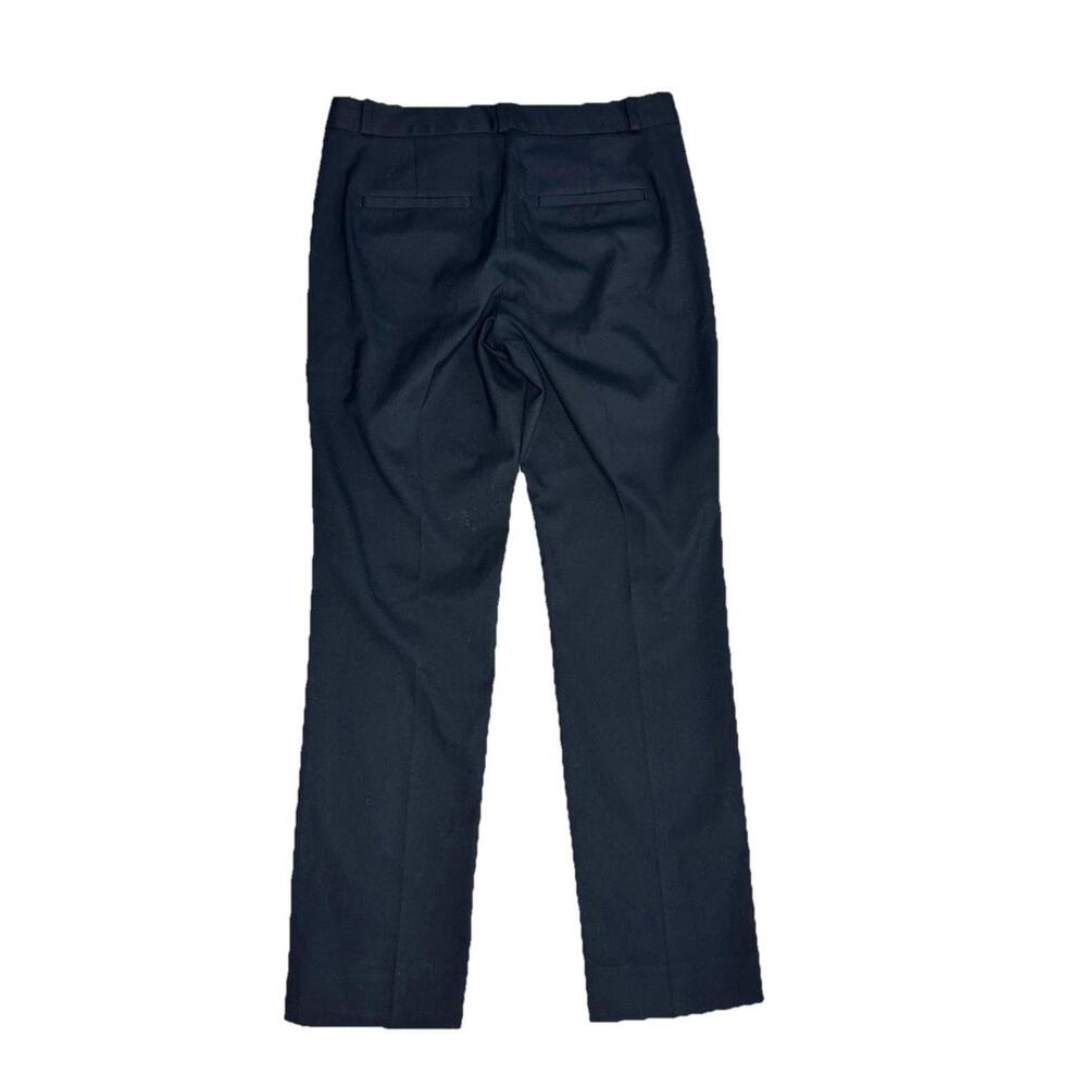 Banana Republic Ryan 2 Petite Ankle Black Mid Rise Straight Pants Career Work - Picture 3 of 6